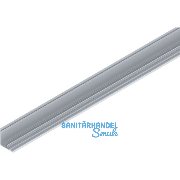 SOLIDO/HELM Blende zu Anschlagschiene L=2500 mm auf Ma� silber eloxiert