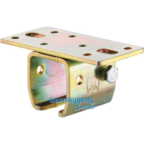 Deckenbefestigungsmuffe HELM 402, Stahl verzinkt, gelb