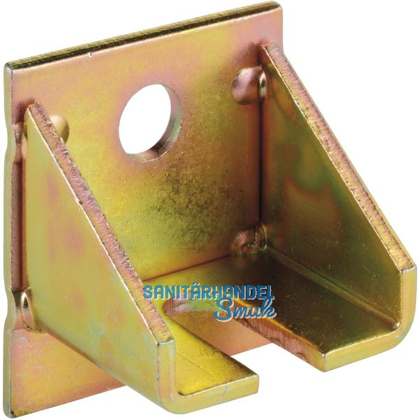 Winkelbefestigung HELM 404 W einfach Stahl verzinkt gelb