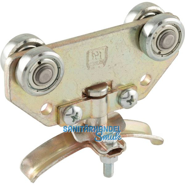 Kabelwagen / Leitungswagen einfach HELM 135, Kabel 8-15 mm, Stahl verzinkt gelb