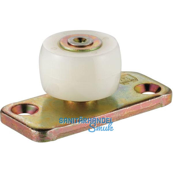 F�hrungsrolle HELM 459 PL, Stahl verzinkt, gelb