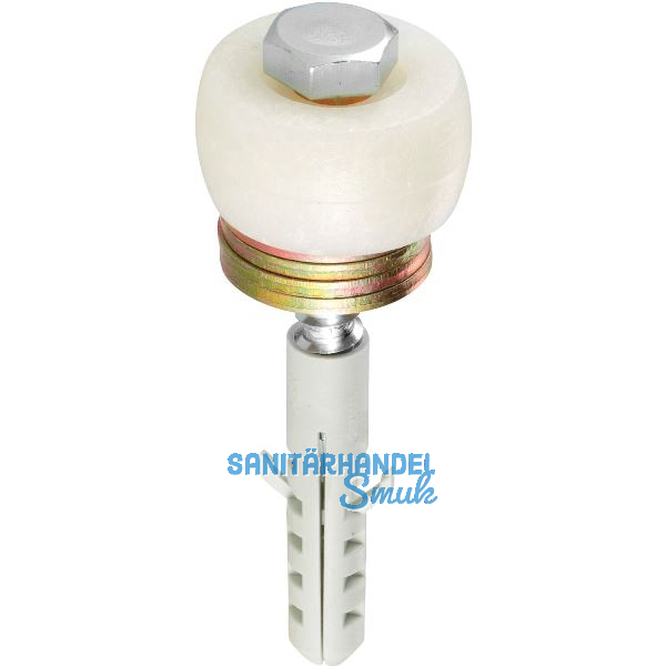 F�hrungsrolle HELM 459 D�, Kunststoff wei�/U-Scheiben Stahl verzinkt, gelb