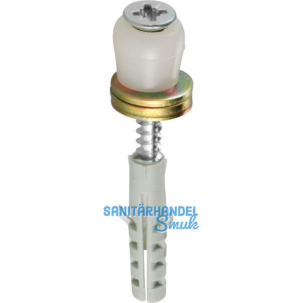 F�hrungsrolle HELM 558 D�, Stahl verzinkt, gelb