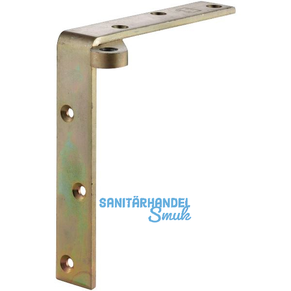Tragwinkel HELM 597, links, Loch-� 8,4 mm, Stahl verzinkt, gelb