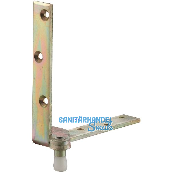 F�hrungsrolle HELM 550, links, Stahl verzinkt, gelb