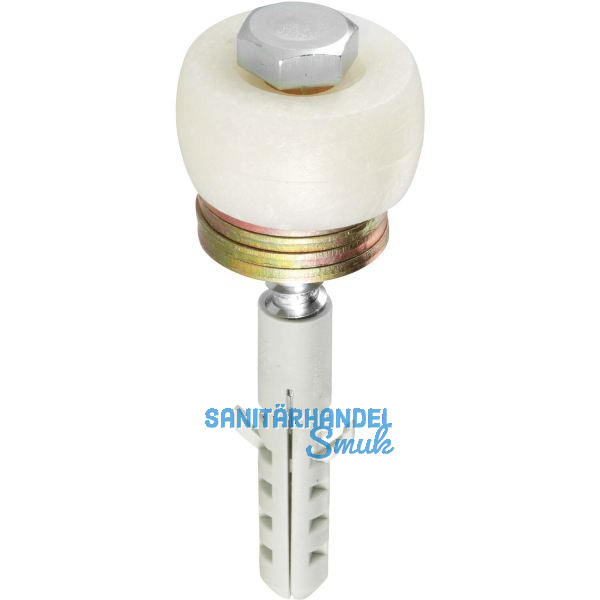 F�hrungsrolle HELM 559 D�, Kunststoff wei�/U-Scheiben Stahl verzinkt, gelb