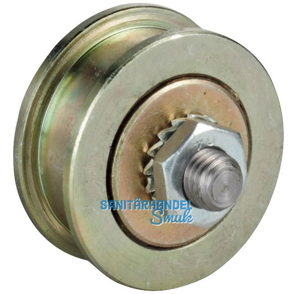 Schiebetor-Stahlrolle � 45 mm, Stahl verzinkt, gelb