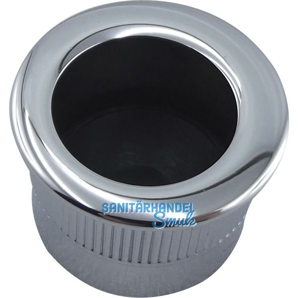 MARCHESI Stirnziehgriff Einlassma� � 25 mm, Aluminium verchromt