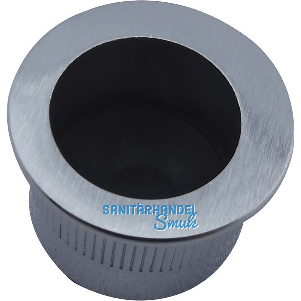 MARCHESI Stirnziehgriff Einlassma� � 25 mm, Aluminium verchromt matt