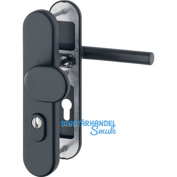 Sicherheits-Wechselgarnitur AMSTERDAM, PZ88, RC3, T�rst�rke 67-77 mm, schwarz