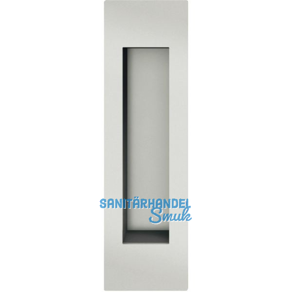 FSB Schiebet�rmuschel 42 4251 eckig offen, Aluminium silber eloxiert