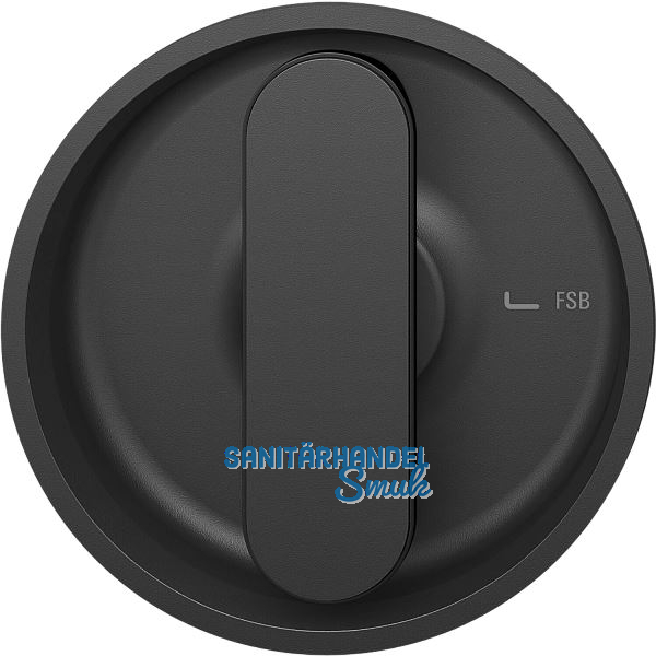 FSB Schiebet�rmuschel 42 4264 rund, Aluminium schwarz matt