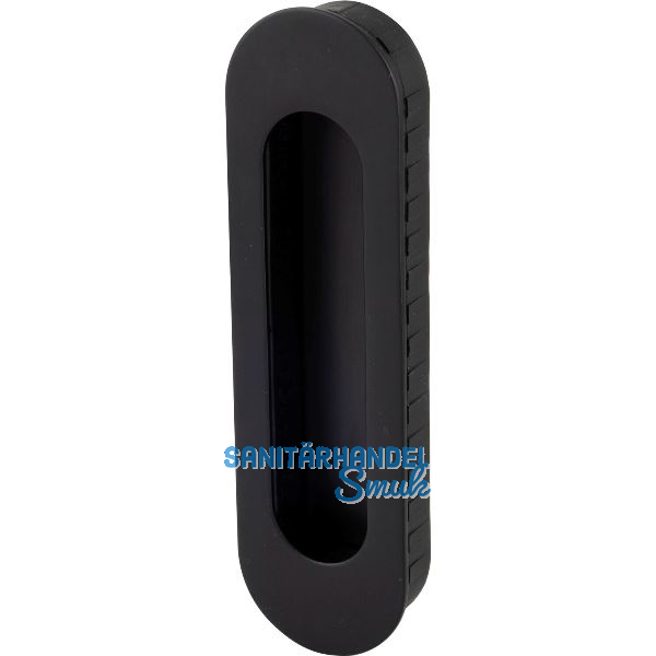 MARCHESI Schiebet�rmuschel oval, 155 x 45 x 2, Edelstahl schwarz