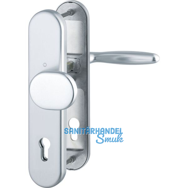 SH-Wechselgarnitur VERONA-auf Schild PZ88, 57-67, SST, ohne Kzs., silber