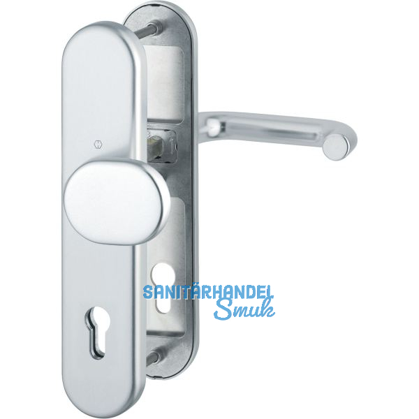 SH-Wechselgarnitur PARIS-auf Schild PZ92, 77-87, SST 8, ohne Kzs., silber