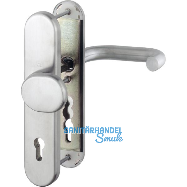 SH-Wechselgarnitur PARIS auf LS PZ92, 67-77, SST 8, ohne Kzs., Edelstahl matt