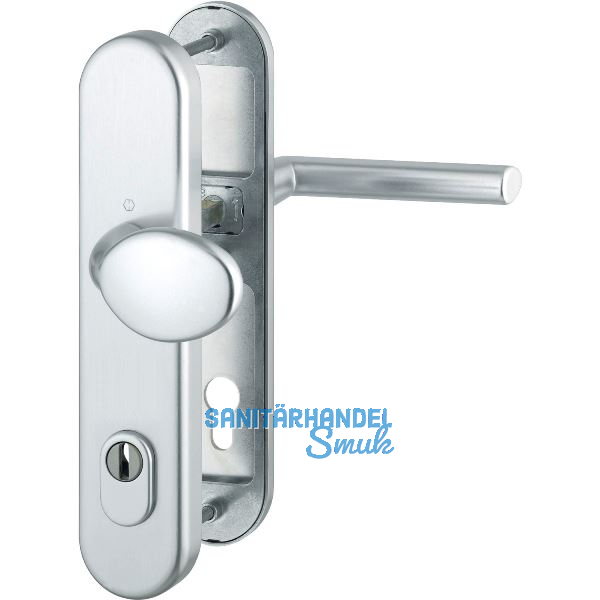 SH-Wechselgarnitur STOCKHOLM-auf Schild PZ88, 57-67, SST, mit Kzs., silber