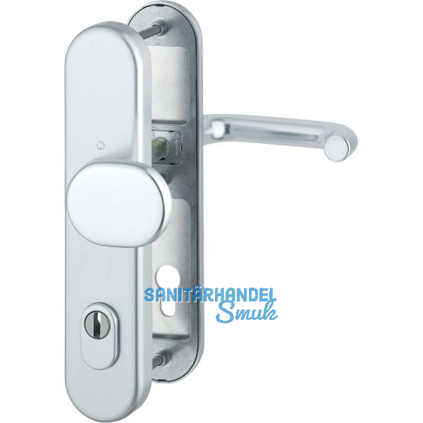 SH-Wechselgarnitur PARIS-auf Schild PZ88, 37-47, SST, mit Kzs., silber