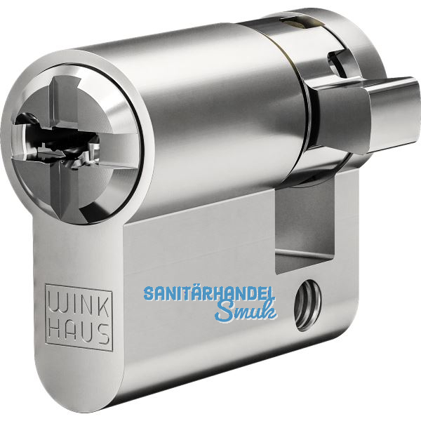WINKHAUS Einbauhalbzylinder key Tec N-Tra, verschiedensperrend, 45 mm