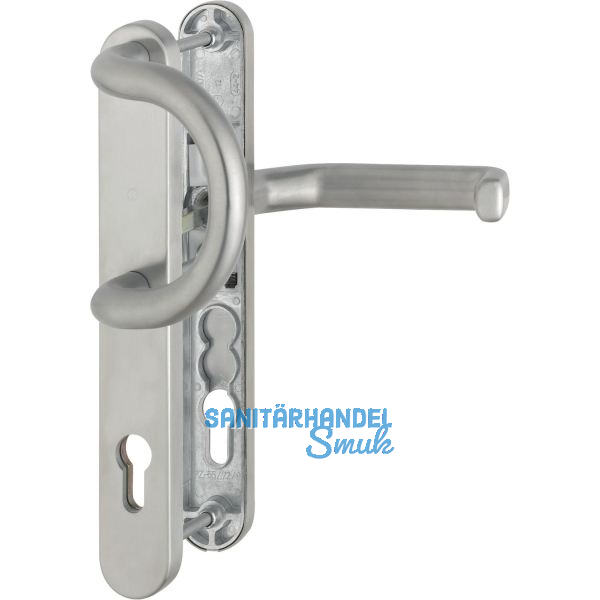 Wechselgarnitur LIVERPOOL - Schmalschild PZ wahlweise, Edelst. matt