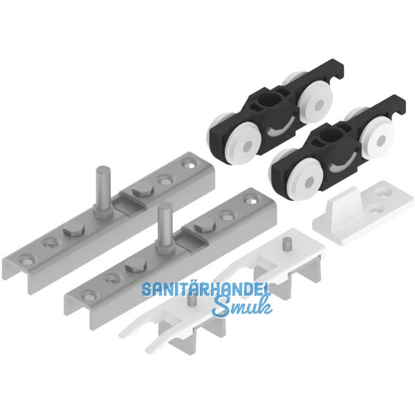 HELM 73 Beschlagset Holz minimale Einbauh�he ohne Laufschiene