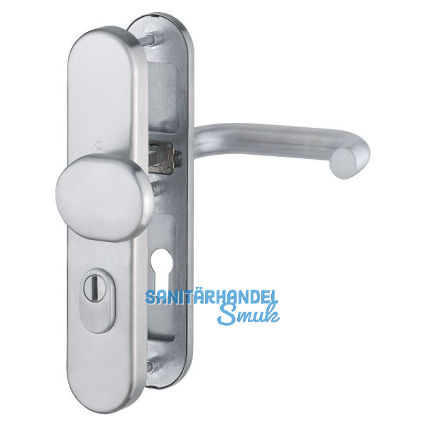 SH-Wechselgarnitur PARIS auf Schild PZ72, 37-47, mit Kzs., Edelstahl matt