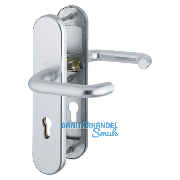 SH-Dr�ckergarnitur PARIS-auf Schild PZ72, 37-47, ohne Kzs., silber elox