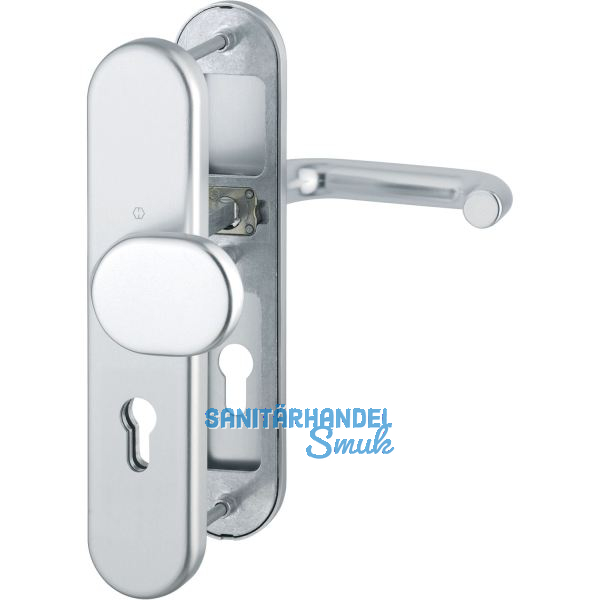 SH-Wechselgarnitur PARIS-auf Schild PZ72, 37-47, ohne Kzs., silber elox