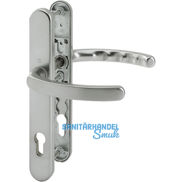 Dr�ckergarnitur LUXEMBOURG - auf LS PZ88, TS 67 - 72 mm, Edelstahl Effekt