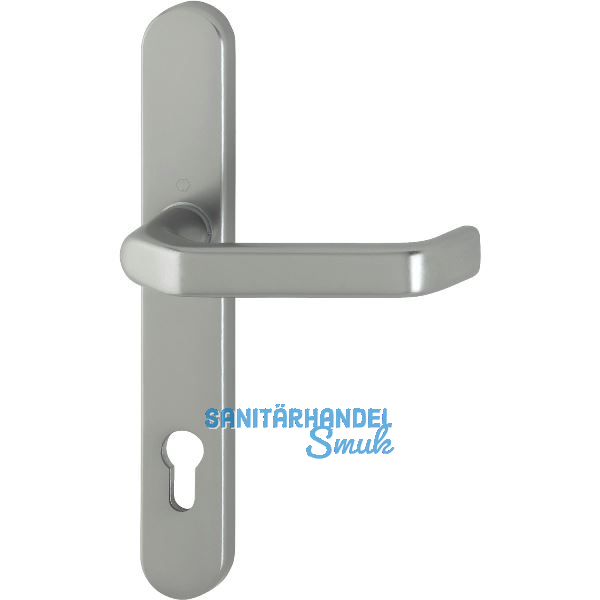 Schmalschild - Halbgarnitur LIVERPOOL - (Innen) PZ92, 8x50, silber eloxiert