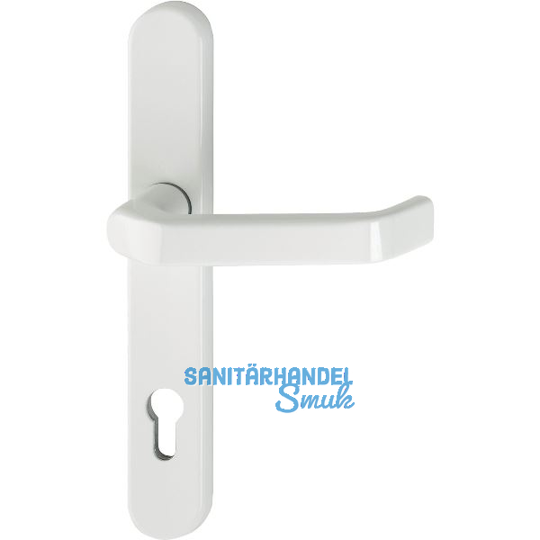 Schmalschild - Halbgarnitur LIVERPOOL - (Innen) PZ92, 8x50, wei� RAL 9016