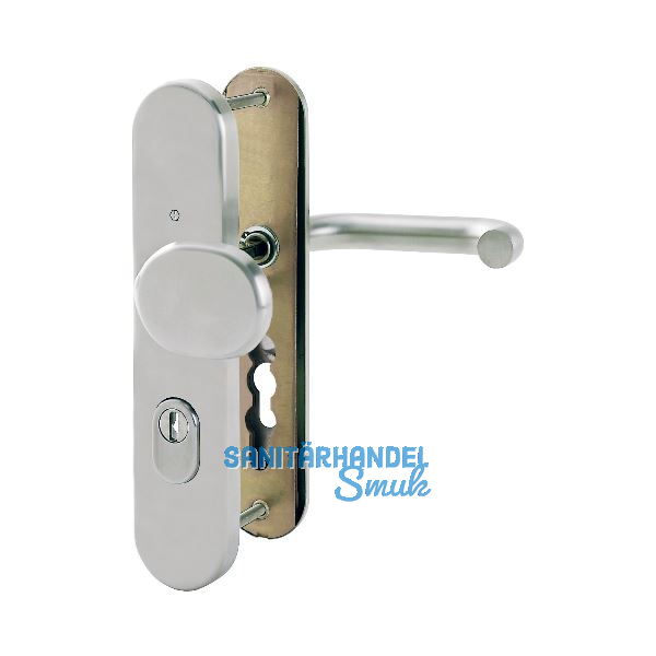 SH-Wechselgarnitur PARIS-auf Schild PZ92, 62-72, 9, mit Kzs. Edelstahl