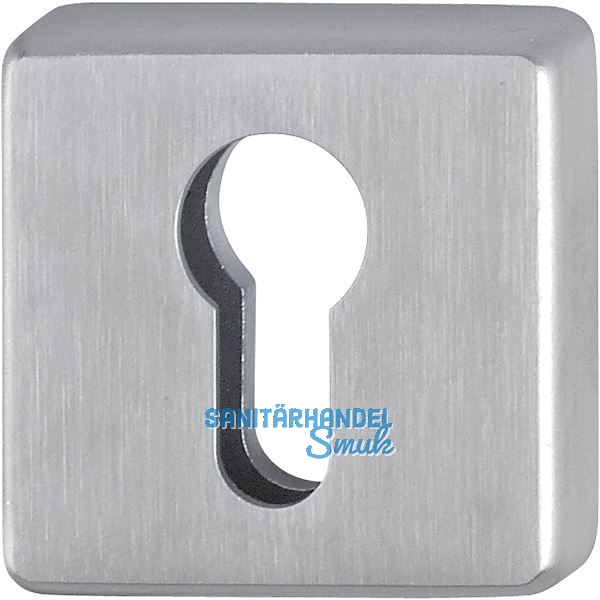 HOPPE Zylinderrosette innen eckig PZ, Edelstahl matt