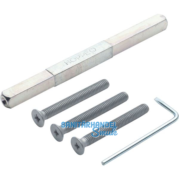 HOPPE Befestigungsset zu Dr�ckergarnituren, T�rst�rke 112 - 117 mm