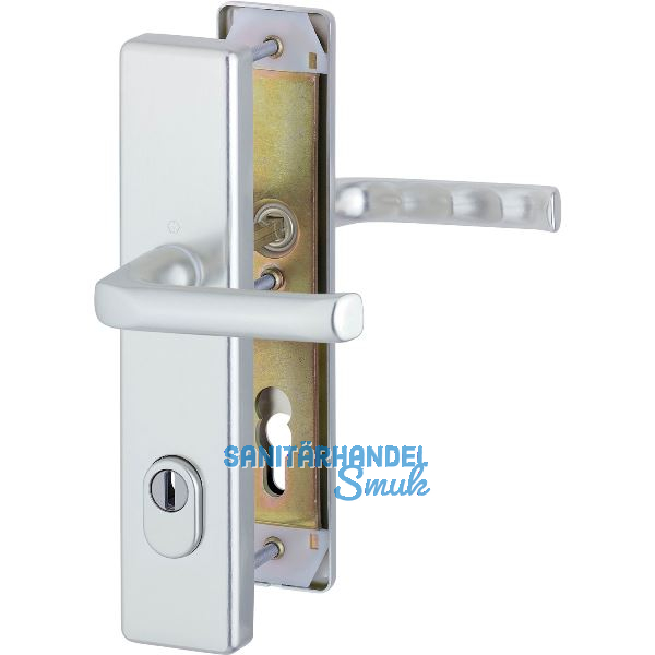 SH-Dr�ckergarnitur LONDON-auf Schild PZ88, 67-77, mit Kzs., silber, RC3