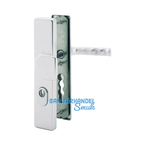 SH-Wechselgarnitur LONDON-auf Schild PZ88, 67-77, RC3, mit Kzs., silber