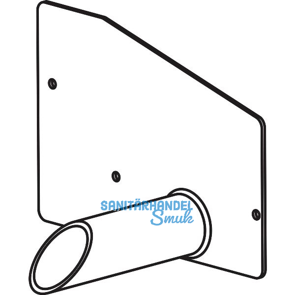 THYSSENKRUPP Syprotech Rinnenspeierdeckel links, Alu blank