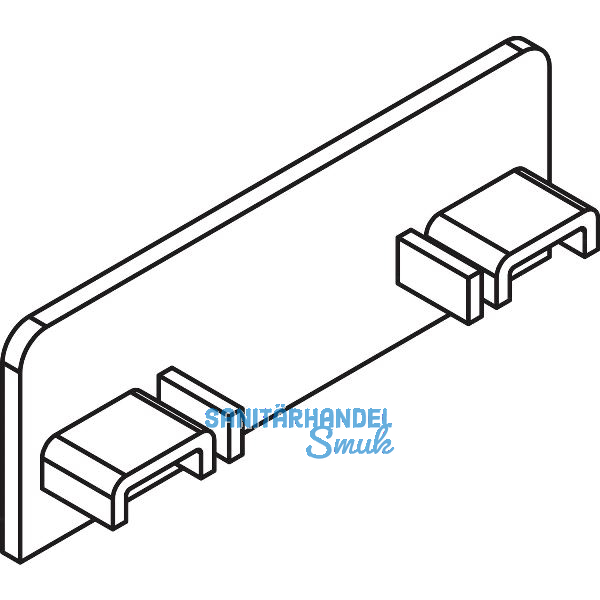 THYSSENKRUPP Syprotech Deckschienenabschluss f�r Klipsabdeckung 53/18