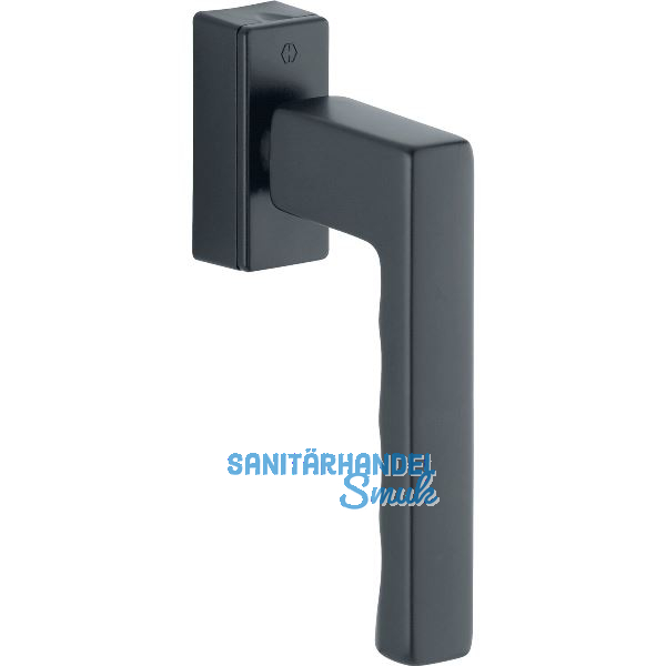 HOPPE Fenstergriff TOULON SecuForte, VK 32-42 mm, Aluminium schwarz matt
