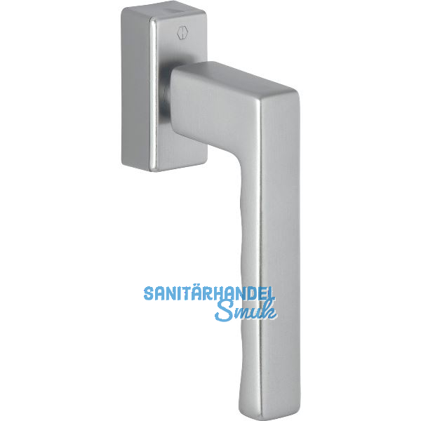 HOPPE Fenstergriff TOULON SecuForte, VK 32-42 mm, Aluminium edelstahlfarbig matt