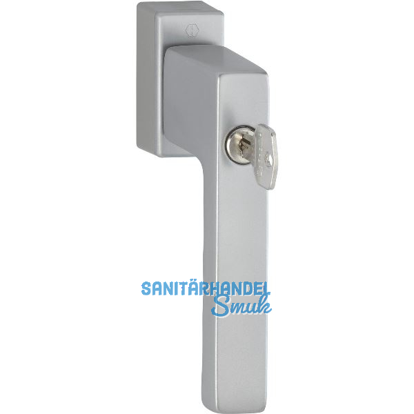 HOPPE Fenstergriff TOULON Sperrzylinder Secustik, VK 32-42 mm, Edelstahl Effekt