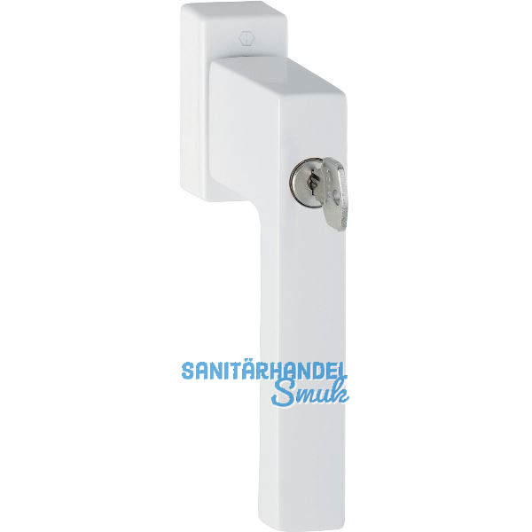HOPPE Fenstergriff TOULON Sperrzylinder TBT, VK 7x43 mm, weiss