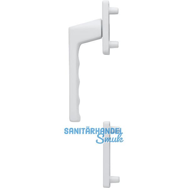 HOPPE Fenstergriff-Halbgarnitur TOULON au�en hoch, Aluminium wei�