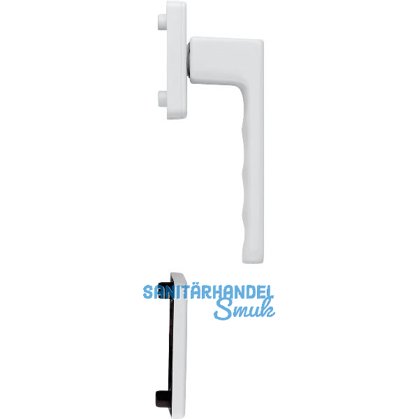 HOPPE Fenstergriff-Halbgarnitur TOULON innen, Aluminium wei�