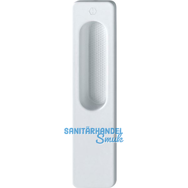 HOPPE Hebeschiebet�rmuschel OMEGA au�en eckig, Aluminium wei�