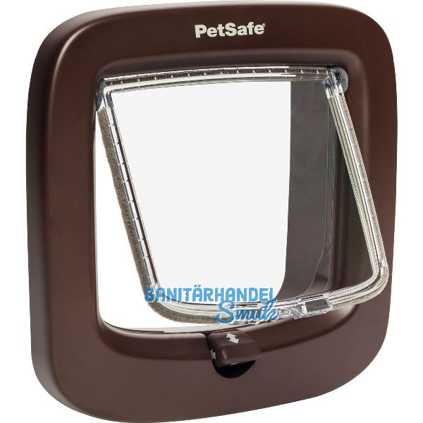 PETSAFE Katzent�r - 4Weg-Kunststoff, holzfarbig, manuell zu �ffnen