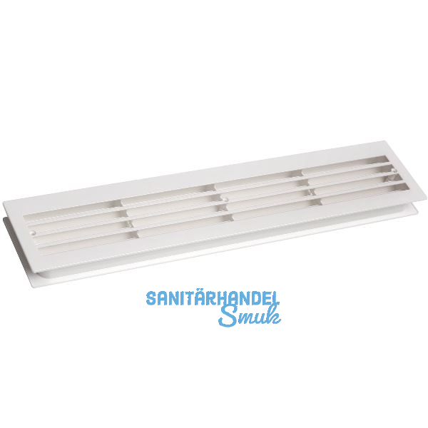 L�ftungsgitter f�r Zimmert�ren 454 x 90 mm TS 35-45 mm Kunststoff wei�