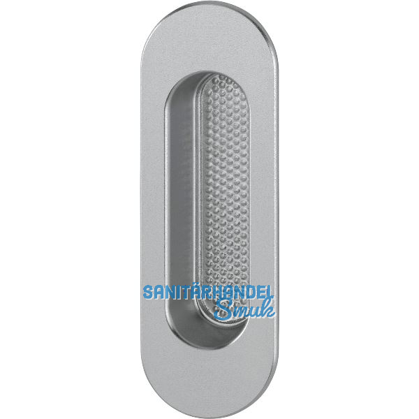 HOPPE Hebeschiebet�rmuschel oval, Aluminium Edelstahl Effekt
