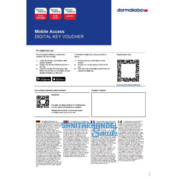 DORMAKABA Digitale Schl�ssel evolo smart