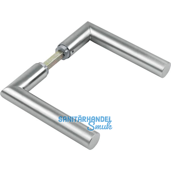 HOPPE Dr�ckerpaar Amsterdam, ohne Rosetten, Edelstahl matt